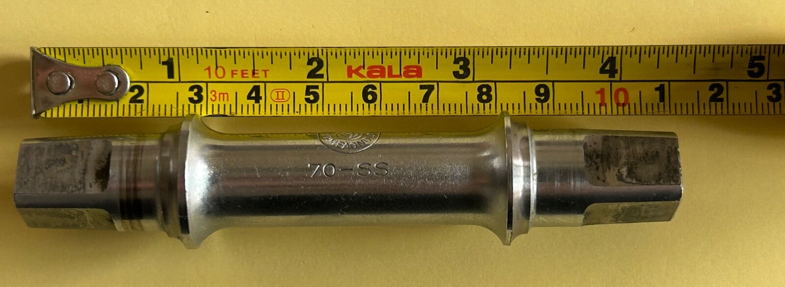 CAMPAGNOLO – BOTTON BRACKET SPINDLE – 70SS / 109mm. – USED – VINTAGE