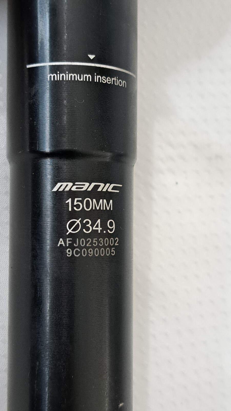 X Fusion Manic 150mm 34.9 Dropper Seatpost – For Parts Only