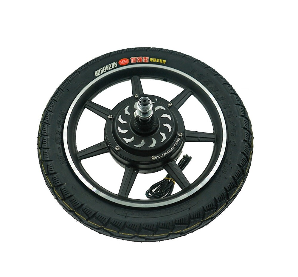 14 Inch Wheel Hub Motor Electric Bicycle Brushless Motor Tyre 14X2.125 350W 500W