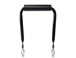 Backrest with back cushion 27 cm black