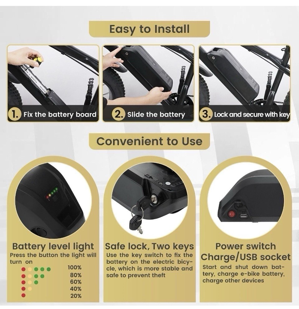 Helpdrea 48V 10Ah 480Wh