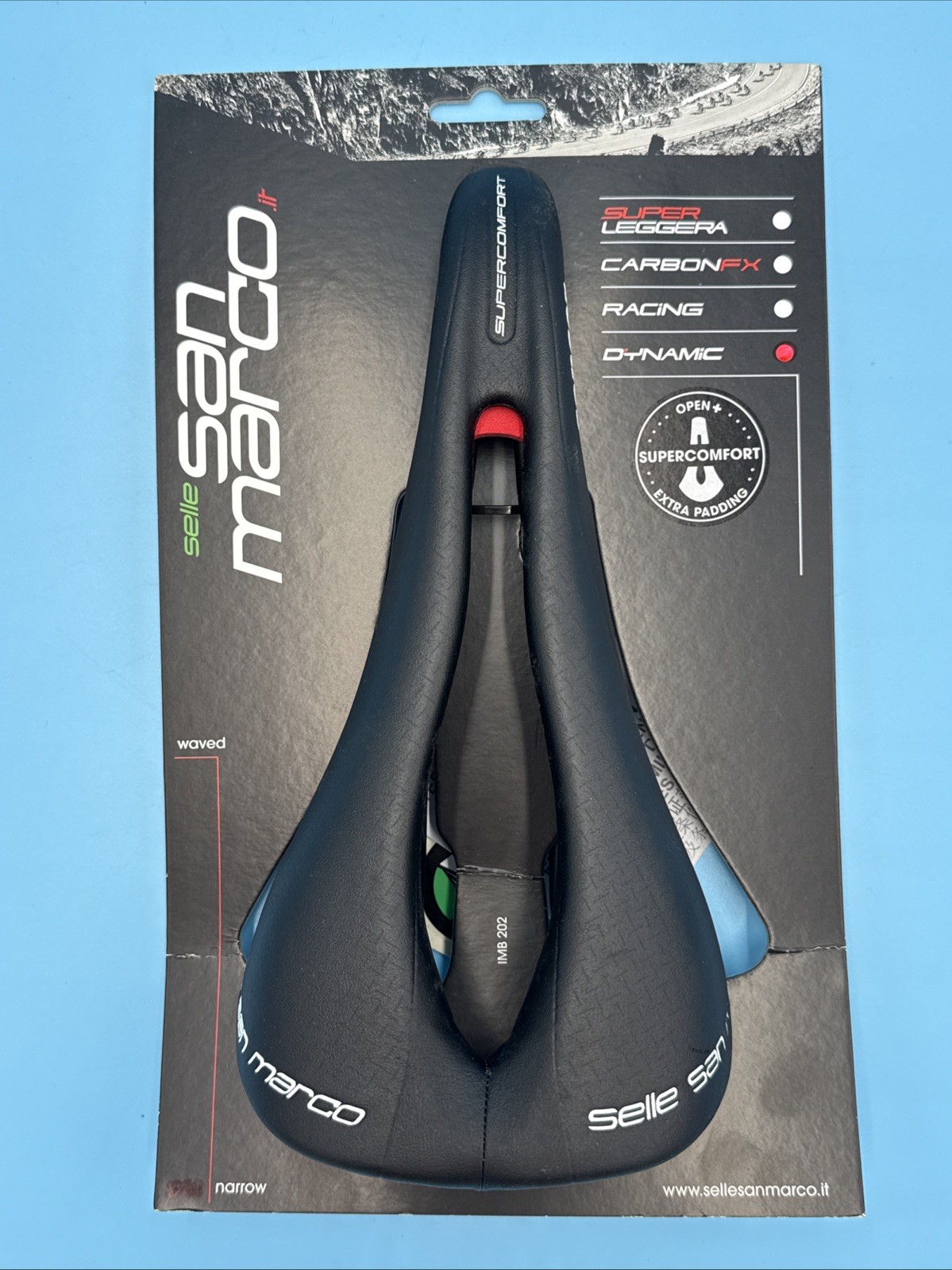 NOS Selle San Marco CONCOR Super Comfort Dynamic Narrow Black Manganese Rail