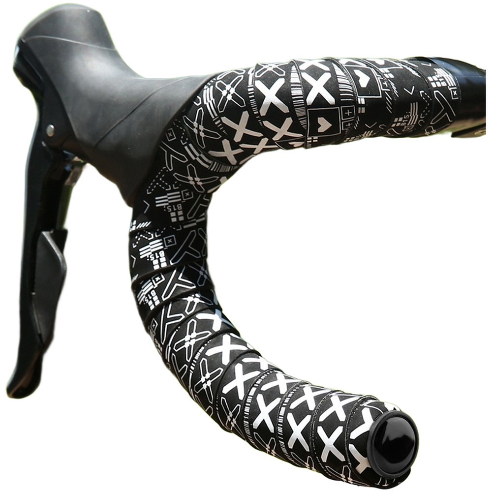 bike handlebar tape 210cm x 3cm x 3mm EVA velour anti slip breathable grip