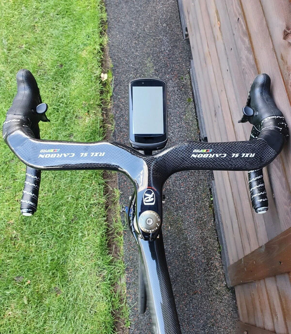 Integrated Carbon Bicycle Handlebar, Road Bike Drop Bar 400mm, 420mm, 440mm