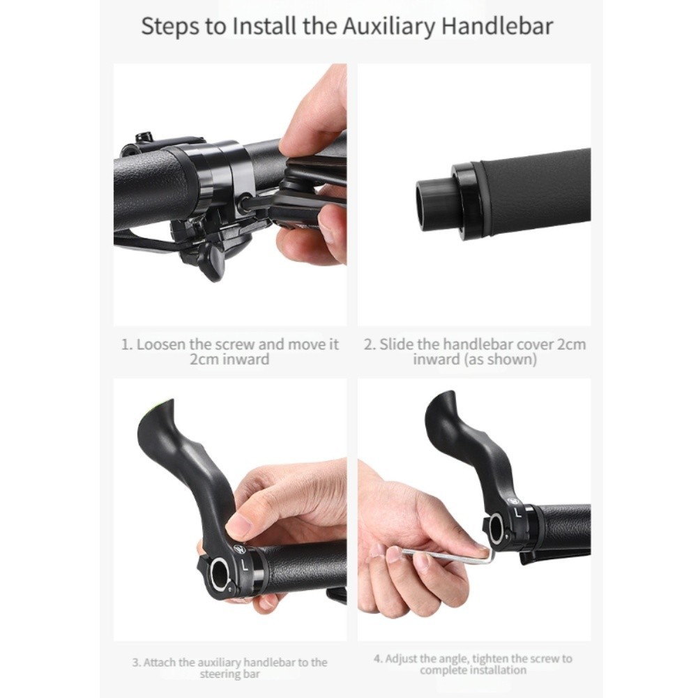 Ergonomic Extended Grips for Mountain Bikes Reduce Arm Fatigue on Long Rides