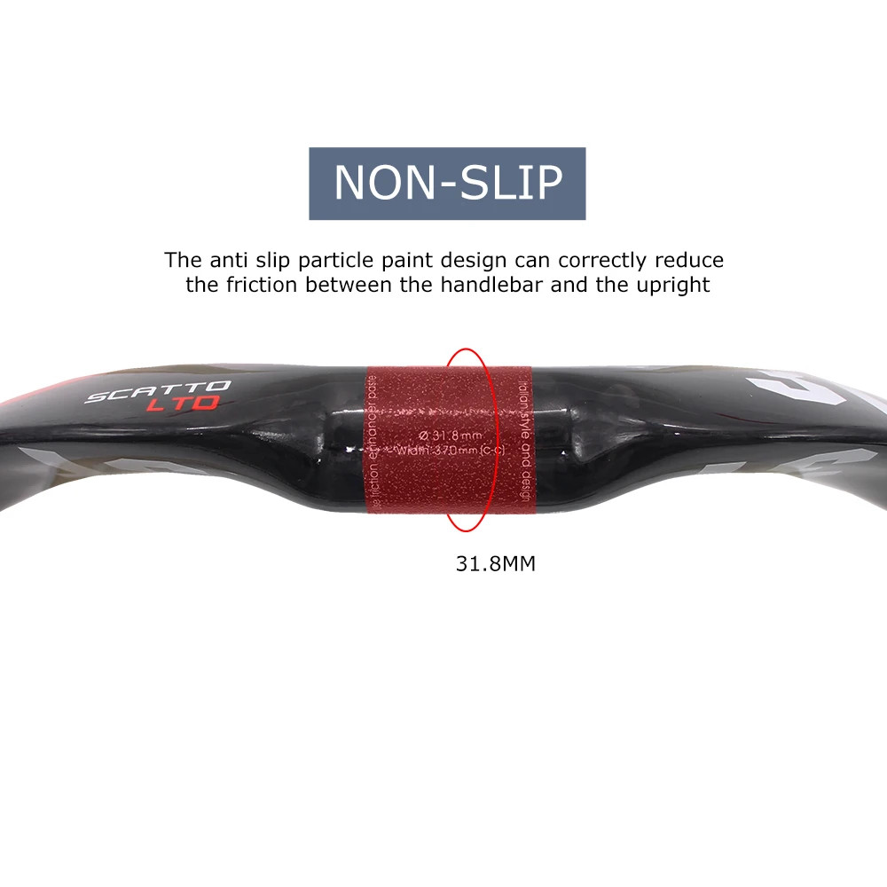 3T Full Carbon Road Track Bike Handlebar Gloss 31.8mm 370/385mm Drop Handlebar