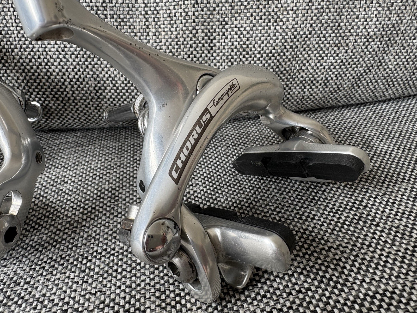 Campagnolo Chorus Differential Rim Brake Calipers Front+Rear Pair Silver As Is