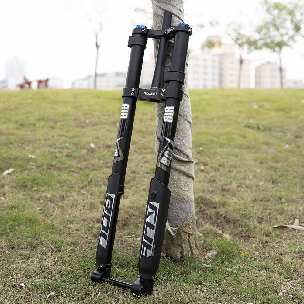 Eectric Bike15*150mm Boost Damping Fork Air Suspension Inverted Shoulder Rebound