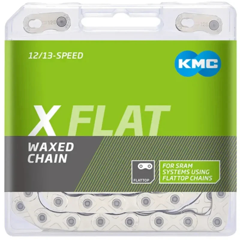 KMC Pre-Waxed XFLAT Flattop Chain. EPT