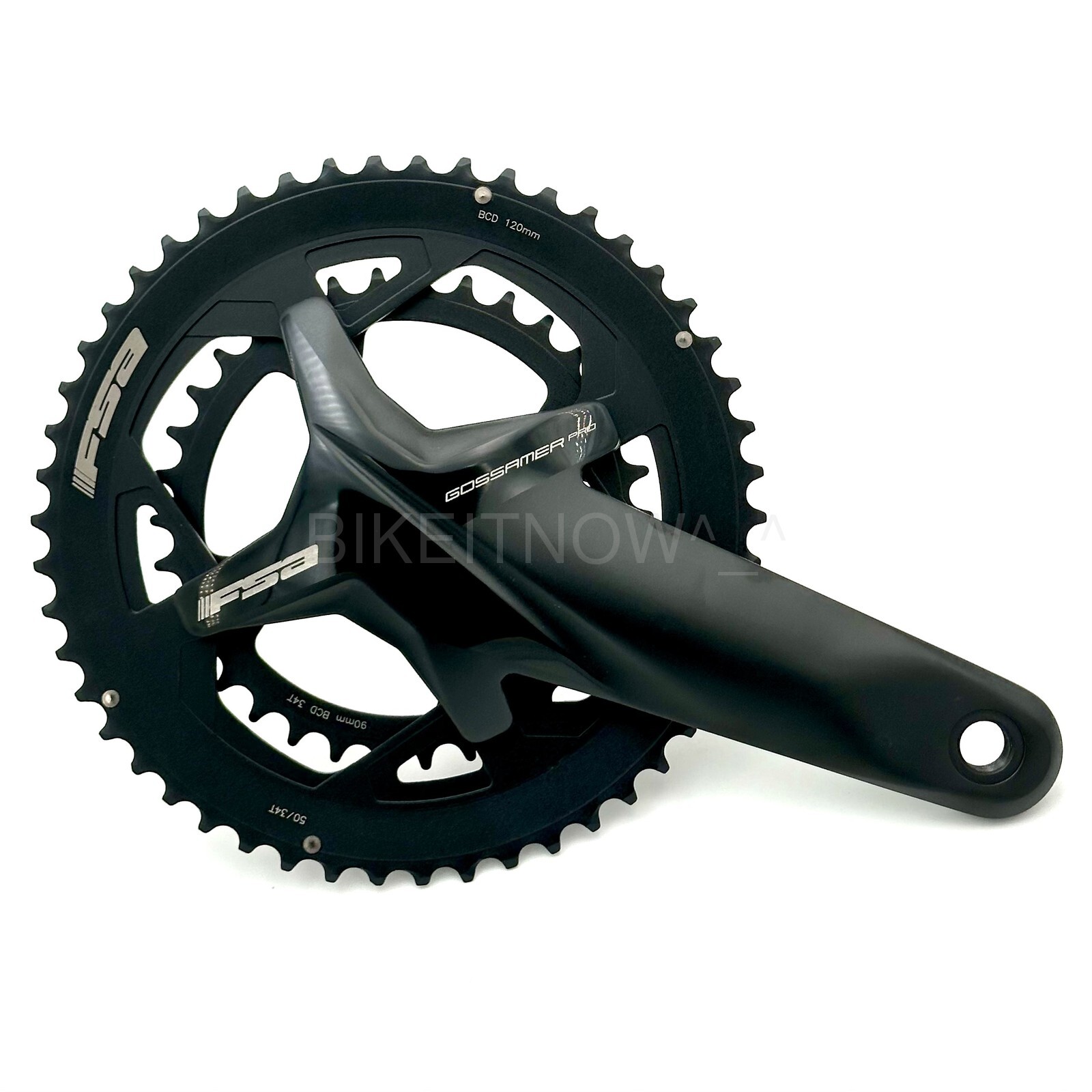 FSA GOSSAMER PRO BB386EVO Bike Crankset 50/34T, 170mm fit Shimano/Sram 10-11S
