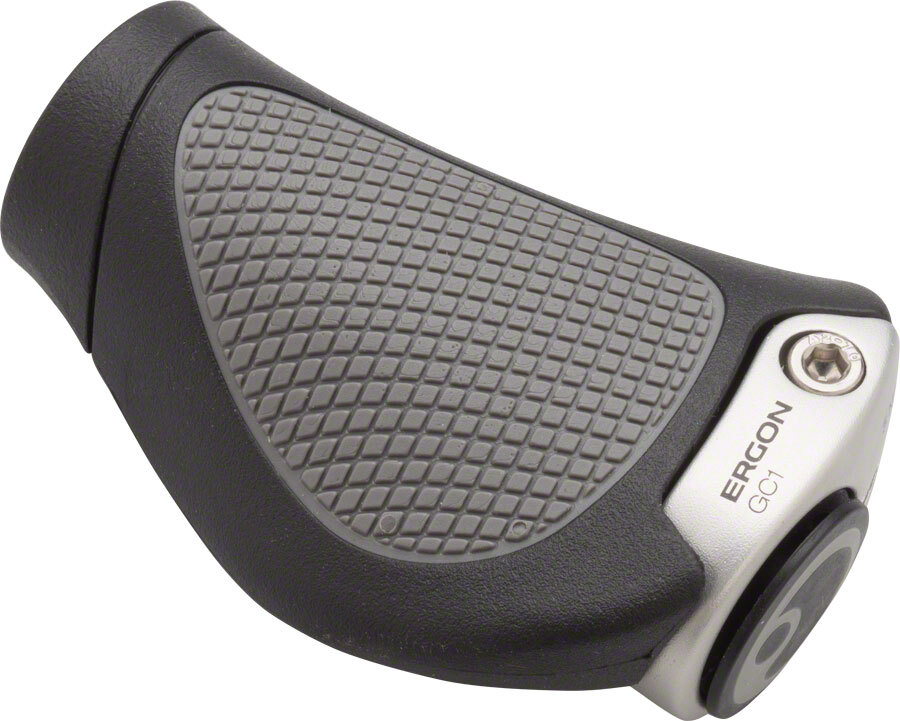Ergon GC1 Grips – Black/Gray, Lock-On, Rohloff/Nexus