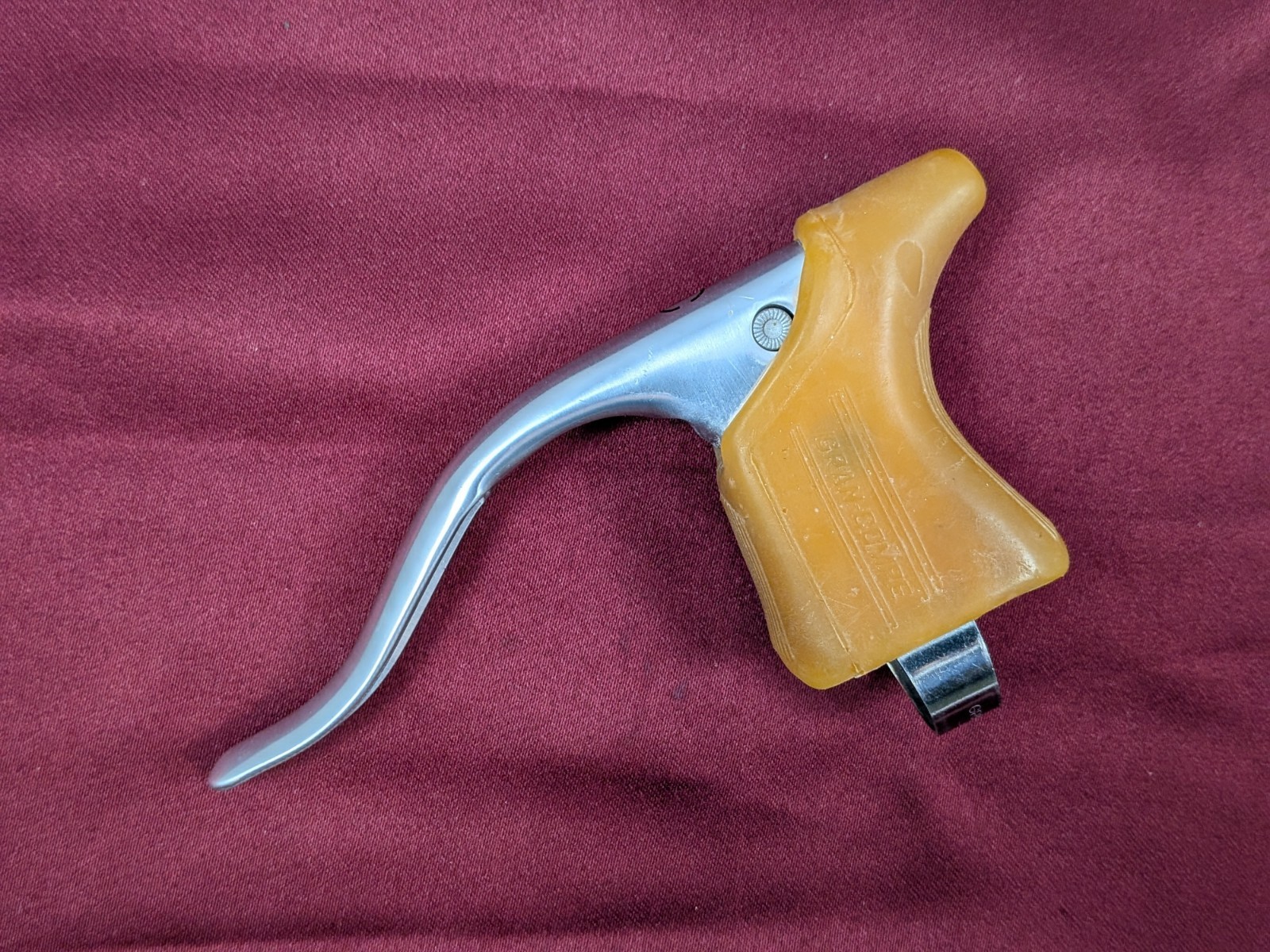 Vintage Gran Compe SINGLE Brake Lever Tan/Silver Non-Aero NOS