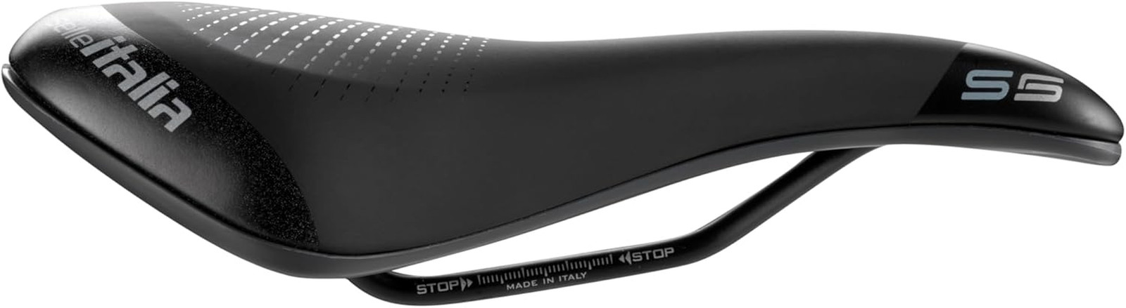 S 5 Superflow Saddle, Black/Hi-Viz