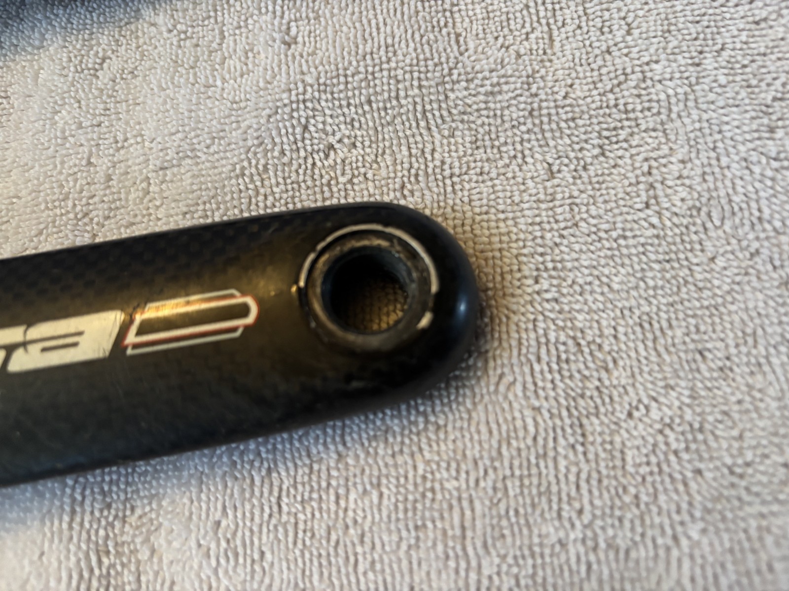 FSA Carbon Pro Team Issue Crankset 175mm with Carbon Spider –VG-EX
