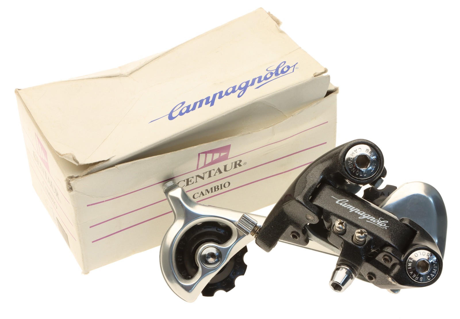 Campagnolo Centaur Q010-LG Graphite Rear Derailleur Long Cage MTB 8 Speed NOS