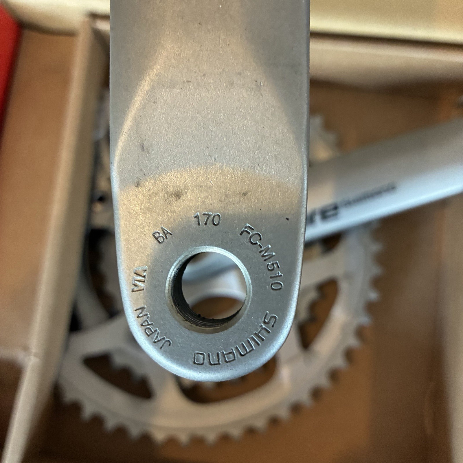 SHIMANO Deore FC-M510 triple crankset mountain bike mtb 170 Square Taper
