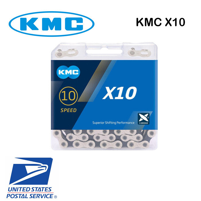 KMC X10 MTB Road Bike Chain 116L 10 Speed Bicycle Chain Magic Button Mountain