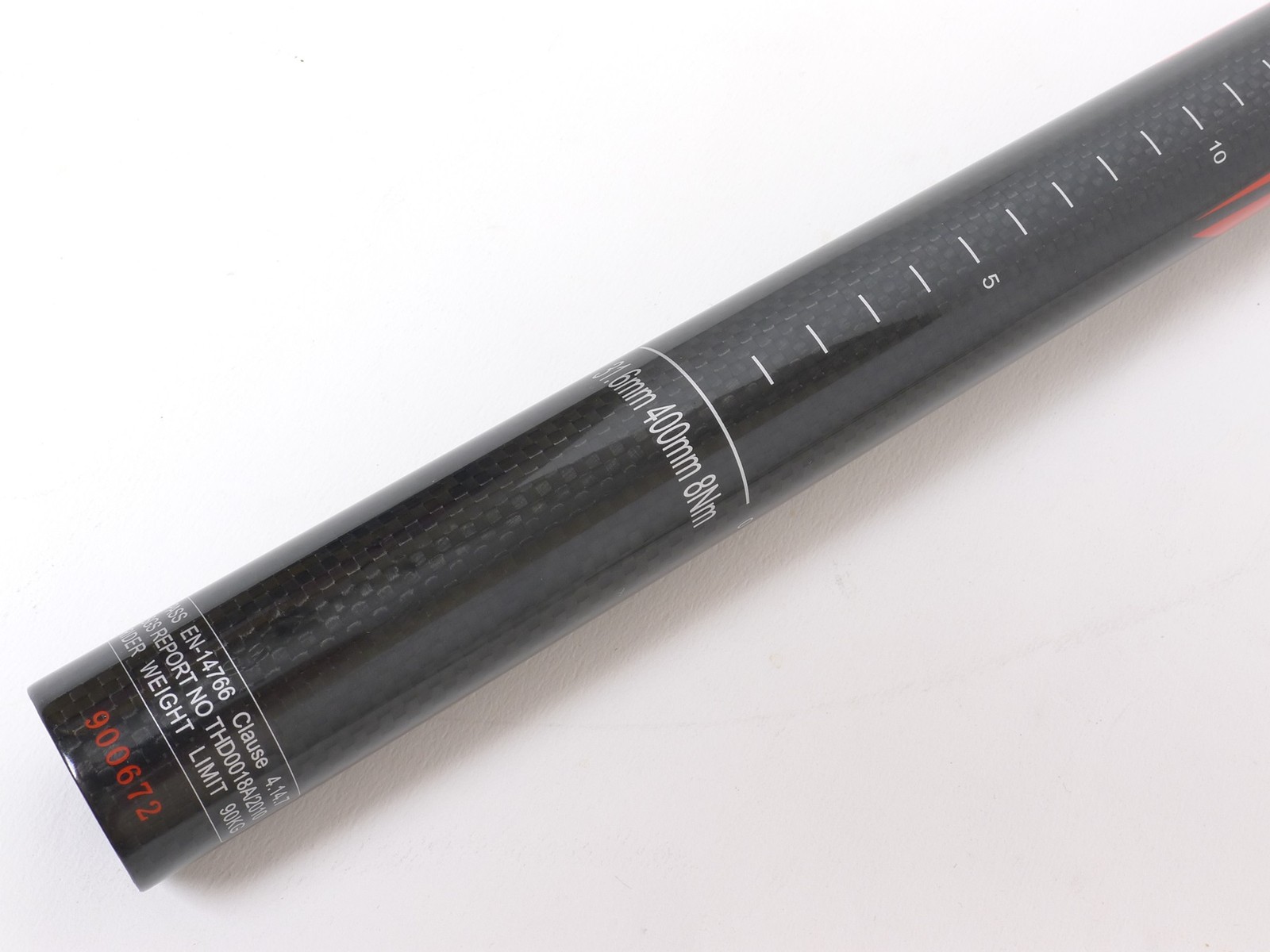 mr-ride 31.6x400mm 150g Climax SP02C 3K gloss carbon Seat Post Ti Hardware black