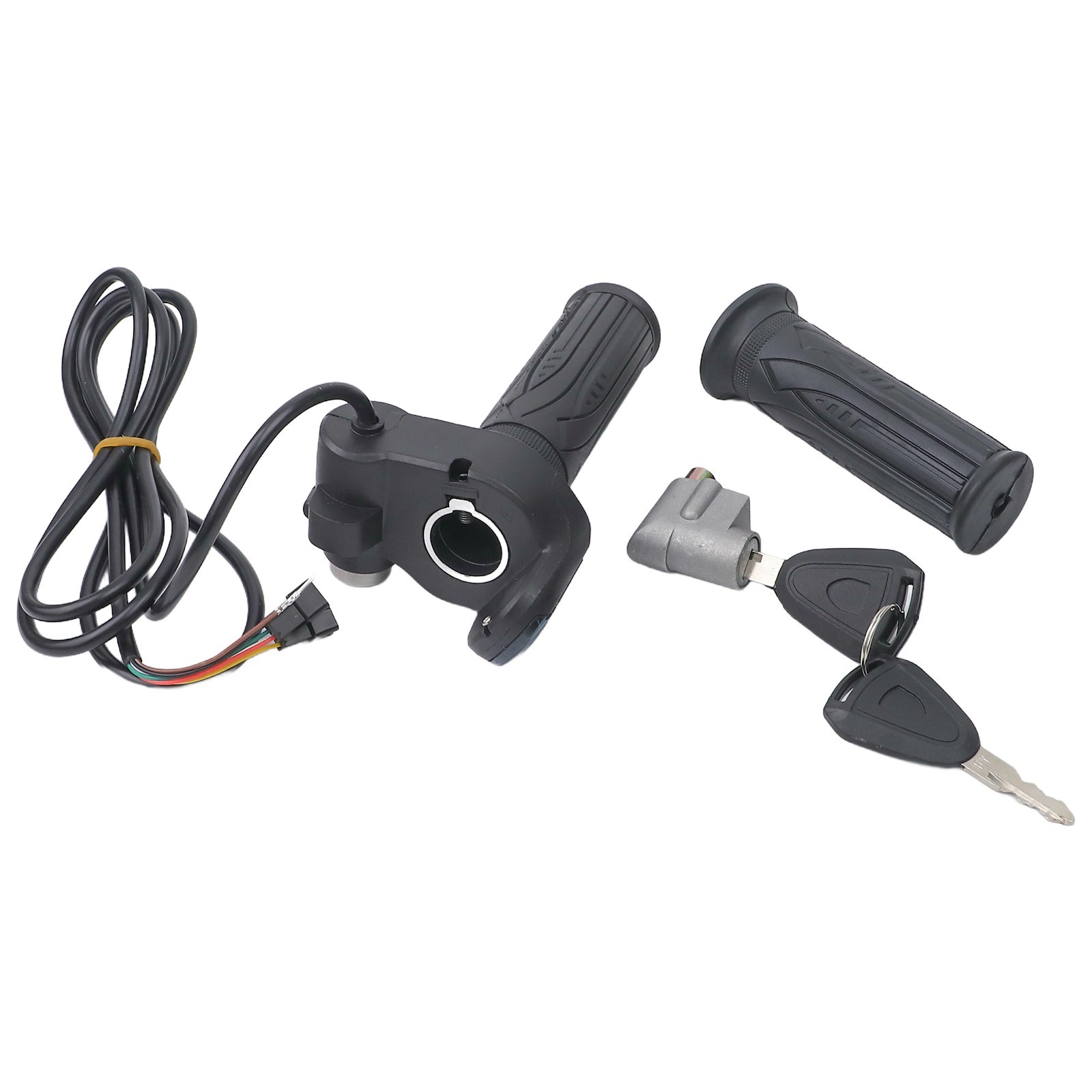 1PCS E Bike Throttle Control Handle LCD Display With 170cm Cable And Keys