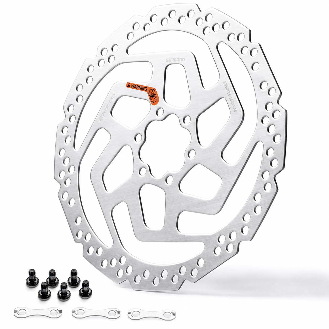 Shimano SM RT26 M 180mm 6-Bolt Disc Brake Rotor Resin Pad MTB Bike