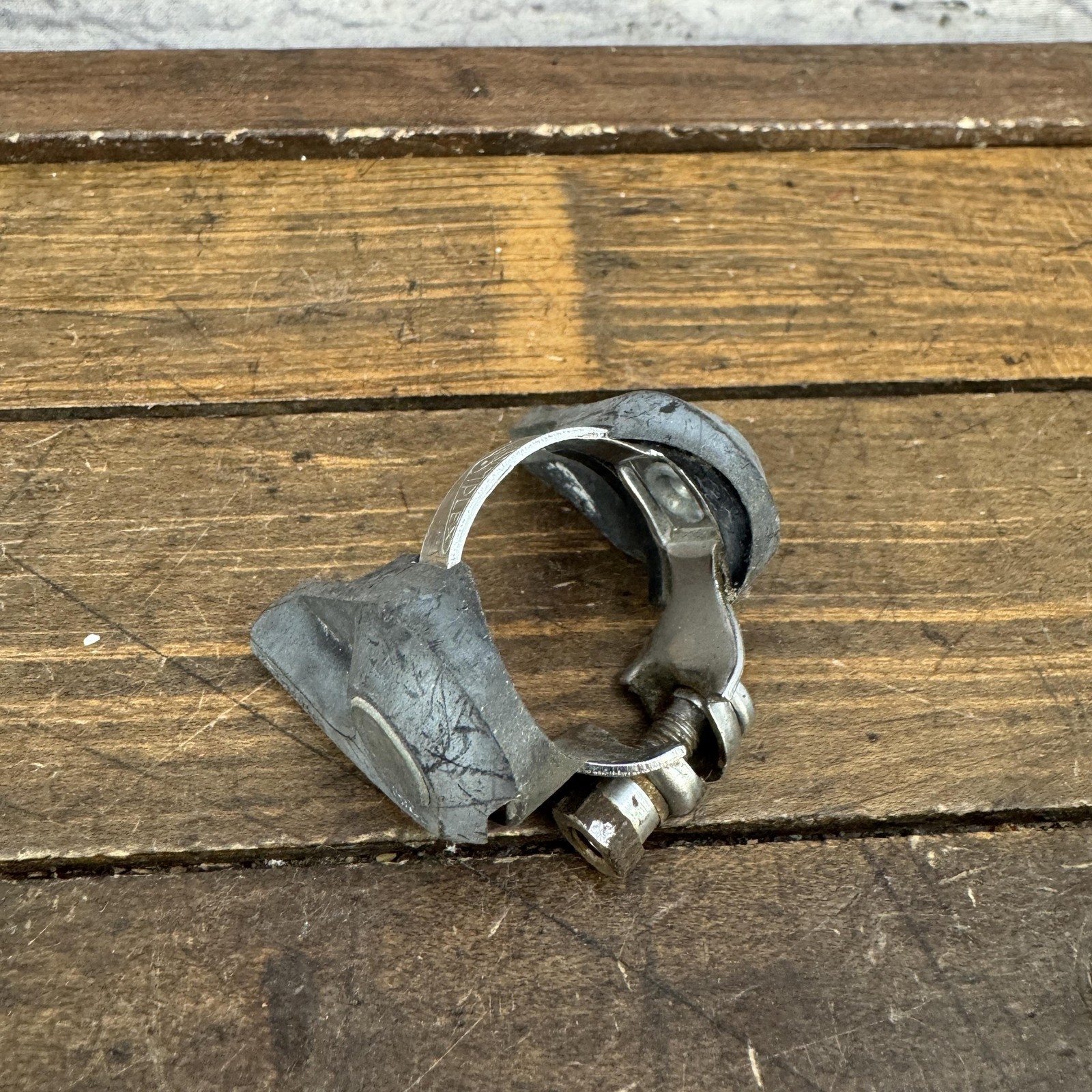 Vintage Simplex Cable Guide Clamp Down Tube Road Bike France 45g