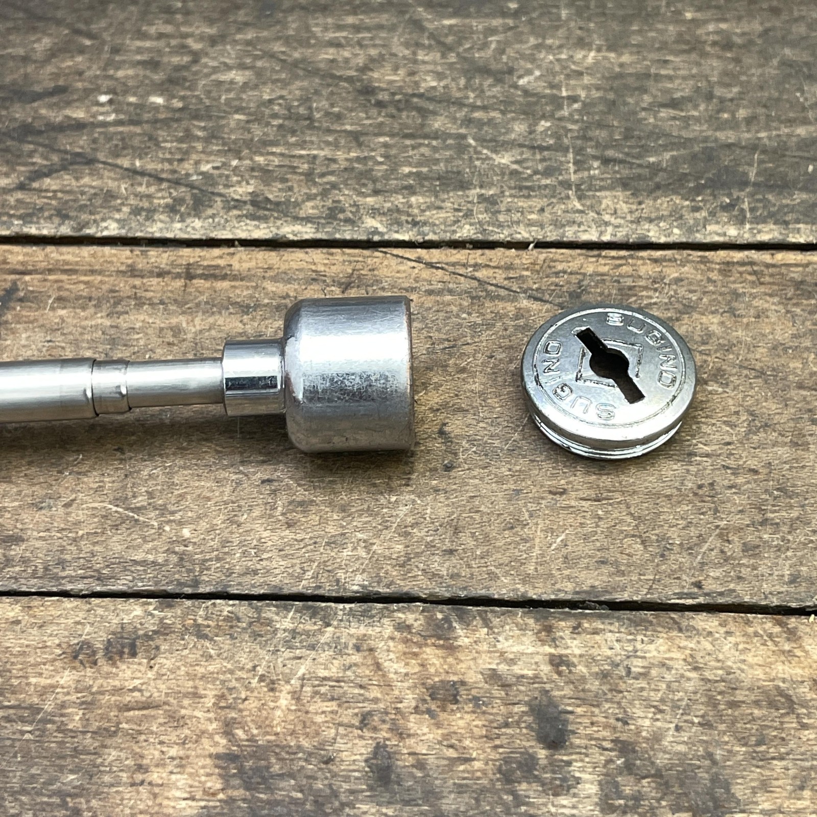 Vintage Sugino Chainring Bolts Nuts Dust Caps Silver Drivetrain Bike Parts Kit