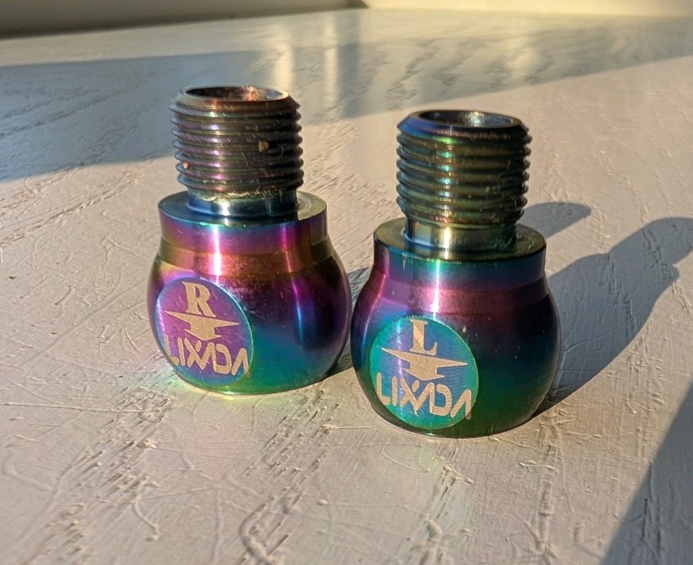 Bicycle Pedal Extenders 20mm Oil Slick