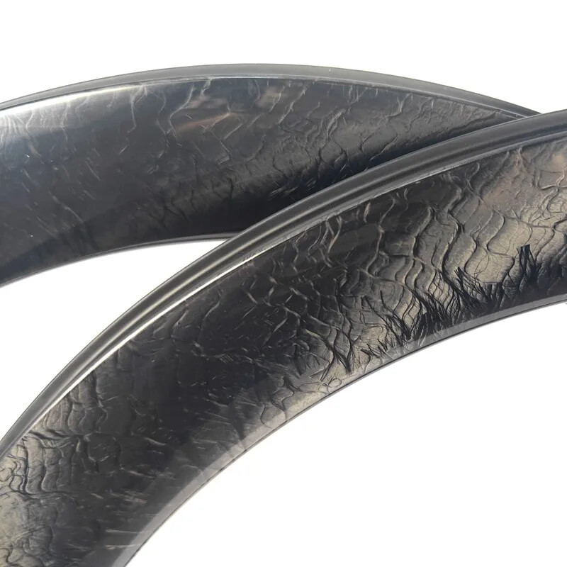 1 Pcs Carbon Road Bike Rim 700C Bicycle Rim Marble Shiny Disc Brake Tubeless
