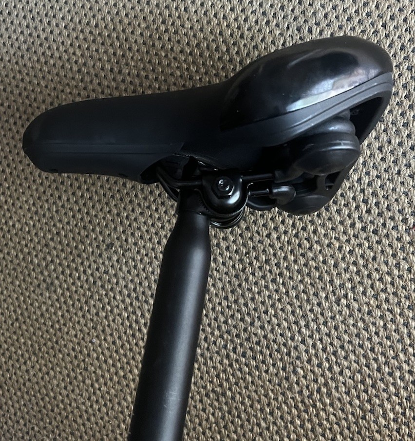 Lectric Brand e-bike Electric Seat Black Bike ShoWell Bike Seat And Post