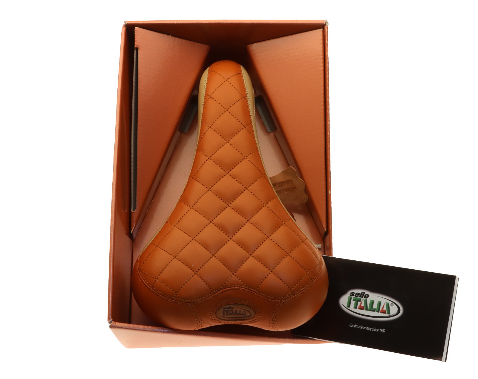 Selle Italia FLX 1 Brookland Saddle FeC Rail Brown Smooth Leather NOS NEW Rare