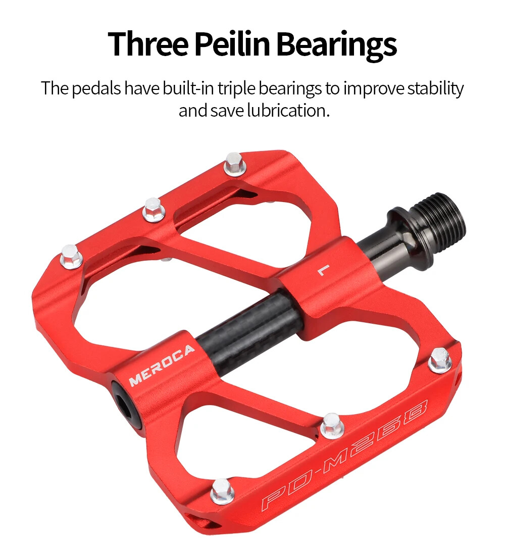 Ultralight MTB Road Bike Pedal Sealed Bearing Anti-slip Aluminum Alloy Pedals