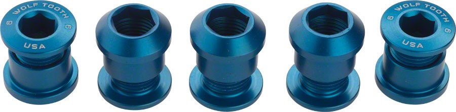 1x Chainring Bolt Sets – Wolf Tooth 1x Chainring Bolt Set – 6mm, Dual Hex