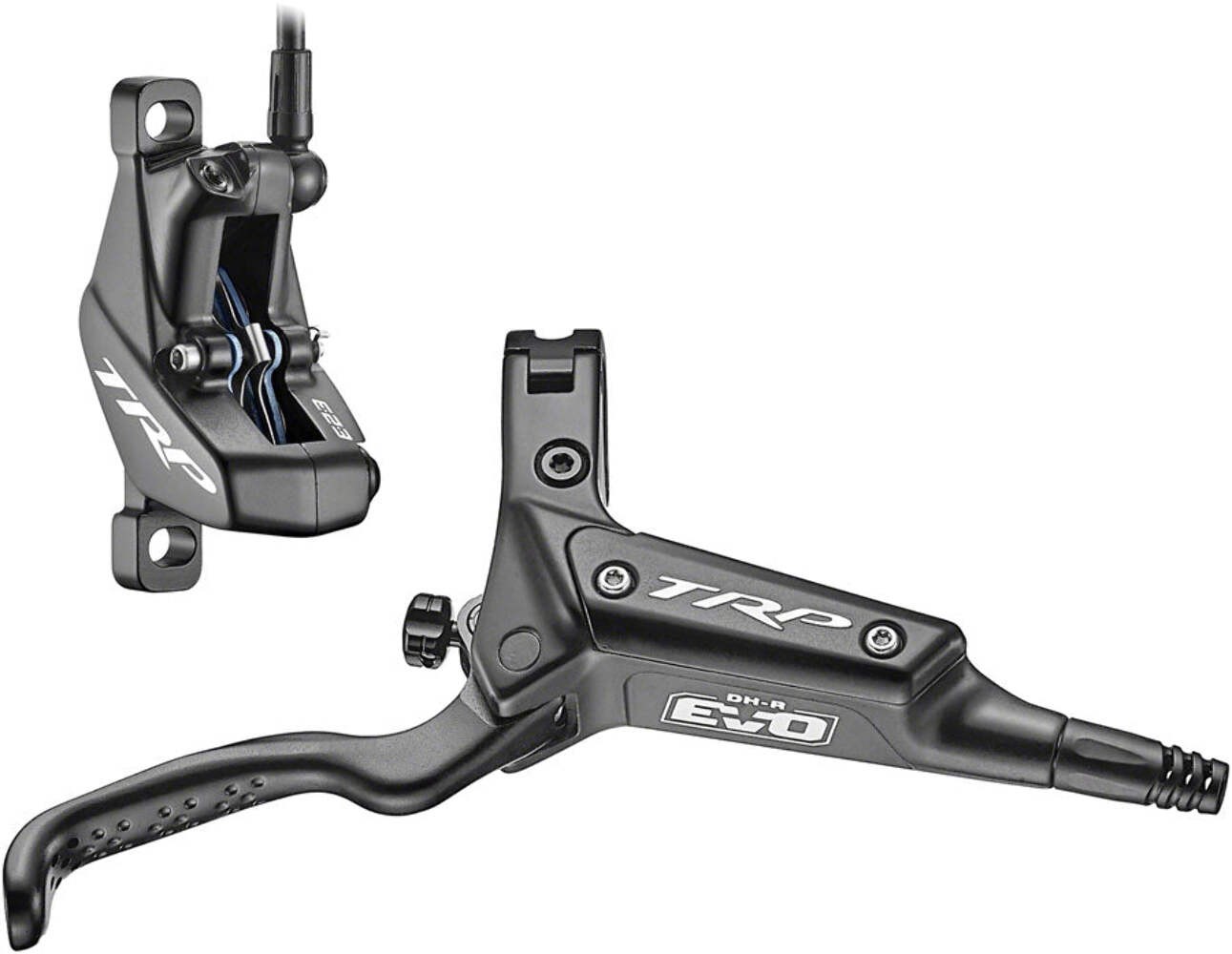 TRP DH-R EVO HD-M846 Disc Brake Lever – Rear Hydraulic 4-Piston Post Mount BLK