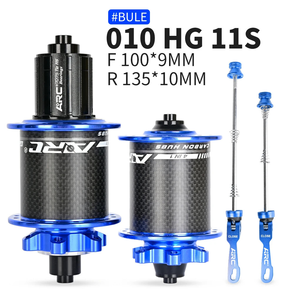 Carbon Fiber Mountain Bike Hubs 4 Sealed Bearing 6 Pawls 114 Click for HG XD MS