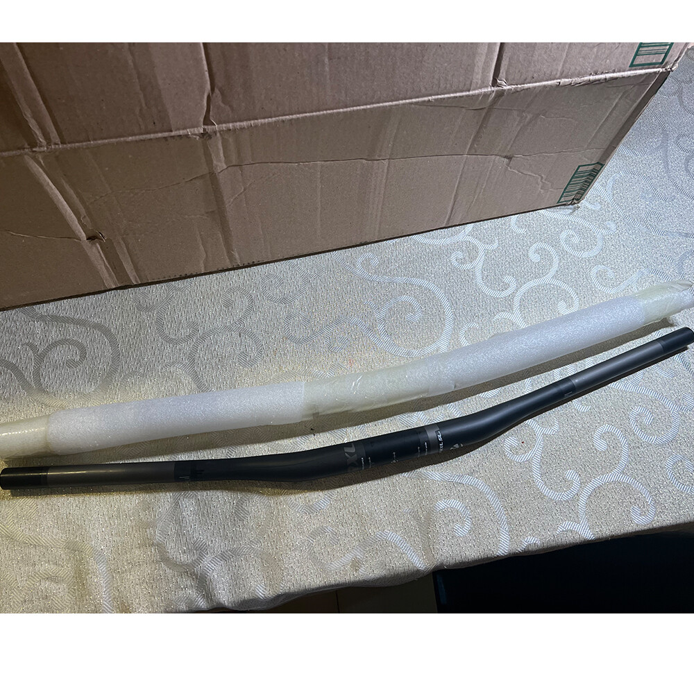 31.8 Downhill Bike Flat Handlebar Carbon MTB Flat Bar Backsweep 9° 800mm