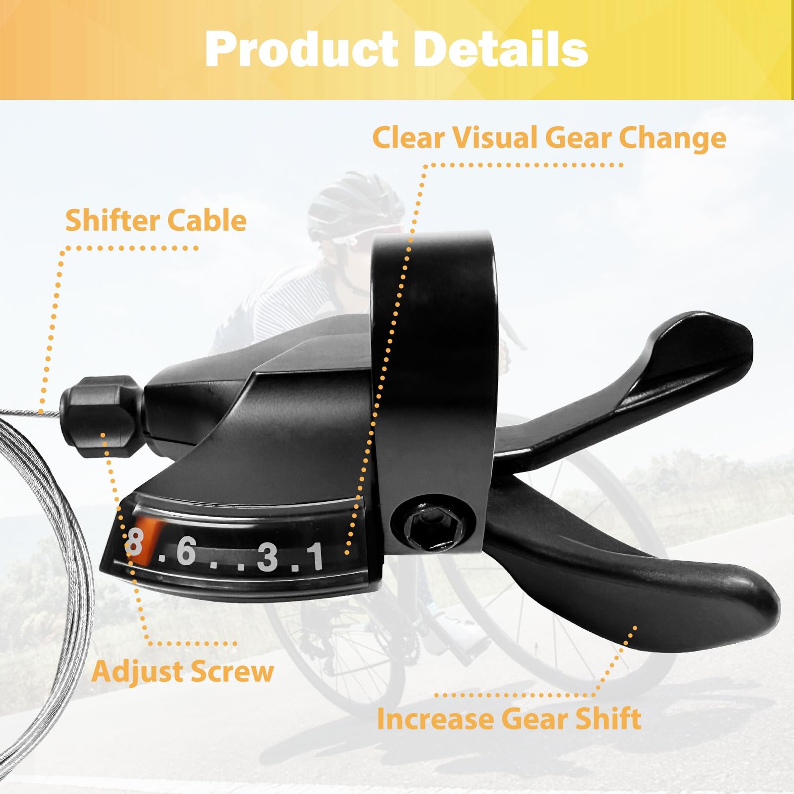 SL-M315 8 Speed Right Thumb Gear Shifter for Mountain Bike Road Bike