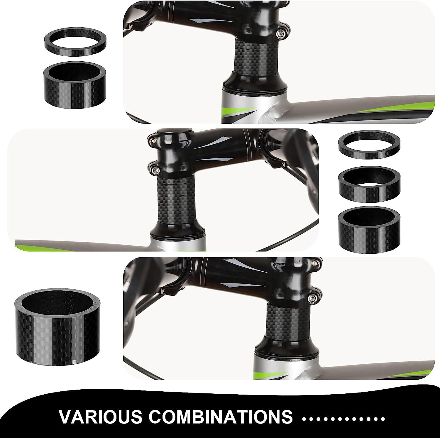 TOSEEK 700C Carbon Fiber Gravel Road Bike Tapered Rigid Fork Disc Brake 100*12mm