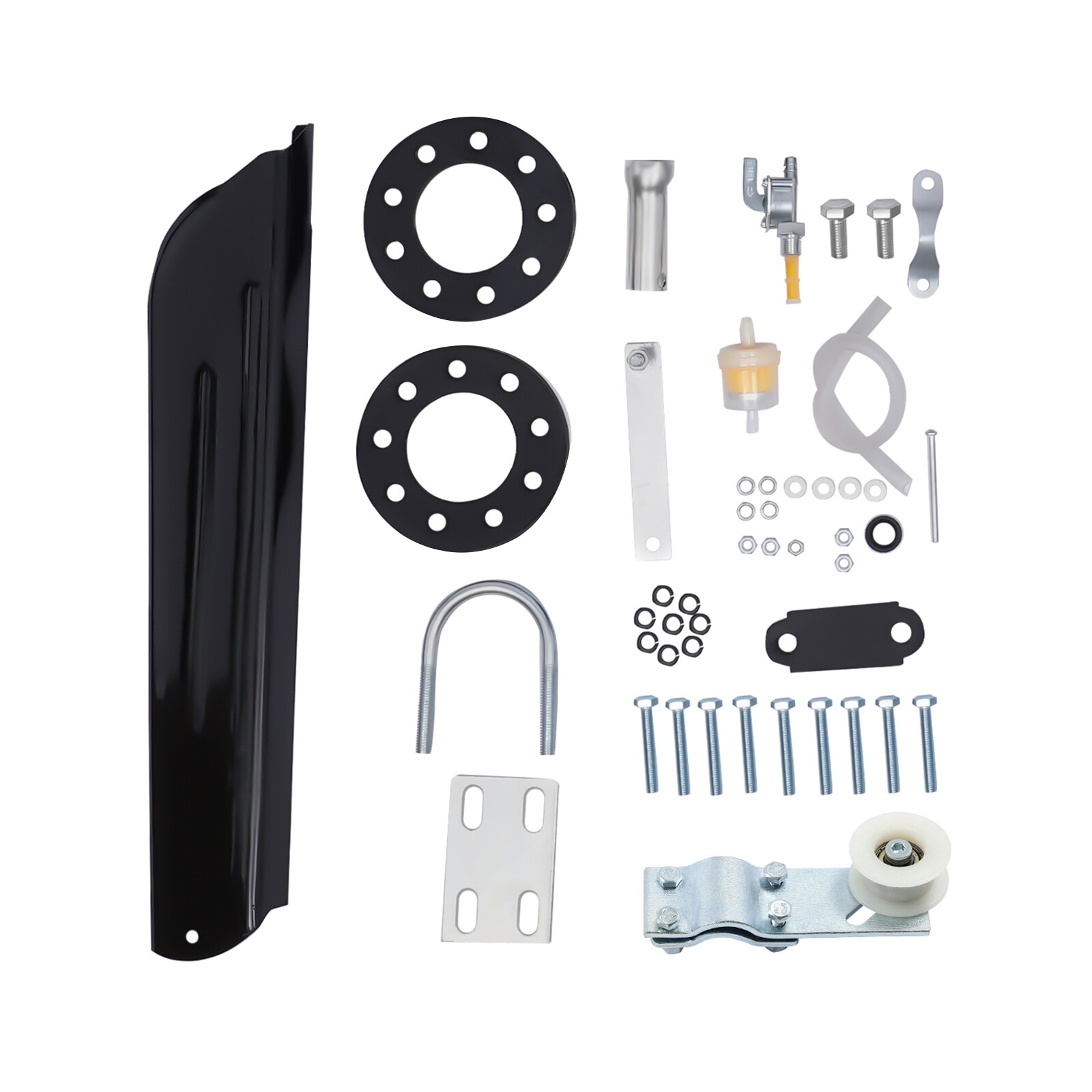 2 Stroke 80cc Petrol Engine Motor Kit Gas Motorized Bicycle Bike Double-cylinder