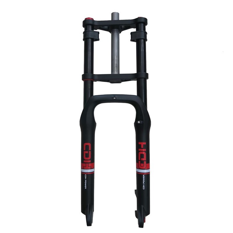 CDH 26X4.0″ Fat Tire Bike Fork, Air Suspension Bicycle Fork Double Shoulder
