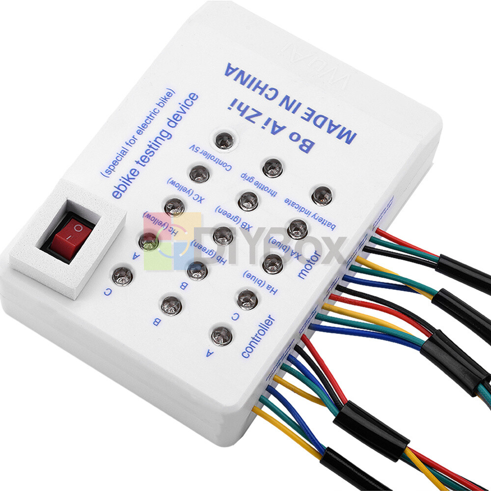 Brushless Motor Tester Ebike Testing Device Electric Hall Tester Detector 24-72V