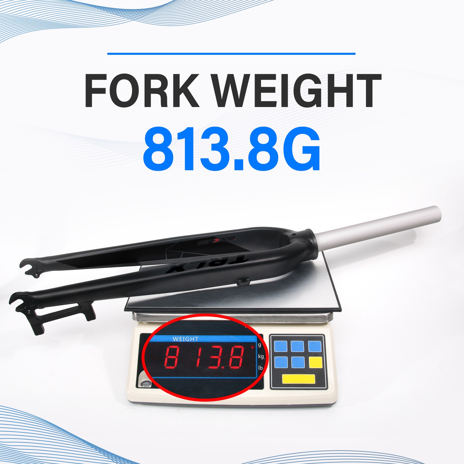 BUCKLOS 26/27.5/29 inch MTB Bike Rigid Front Fork Alu Disc Brake QR 9x100mm Fork