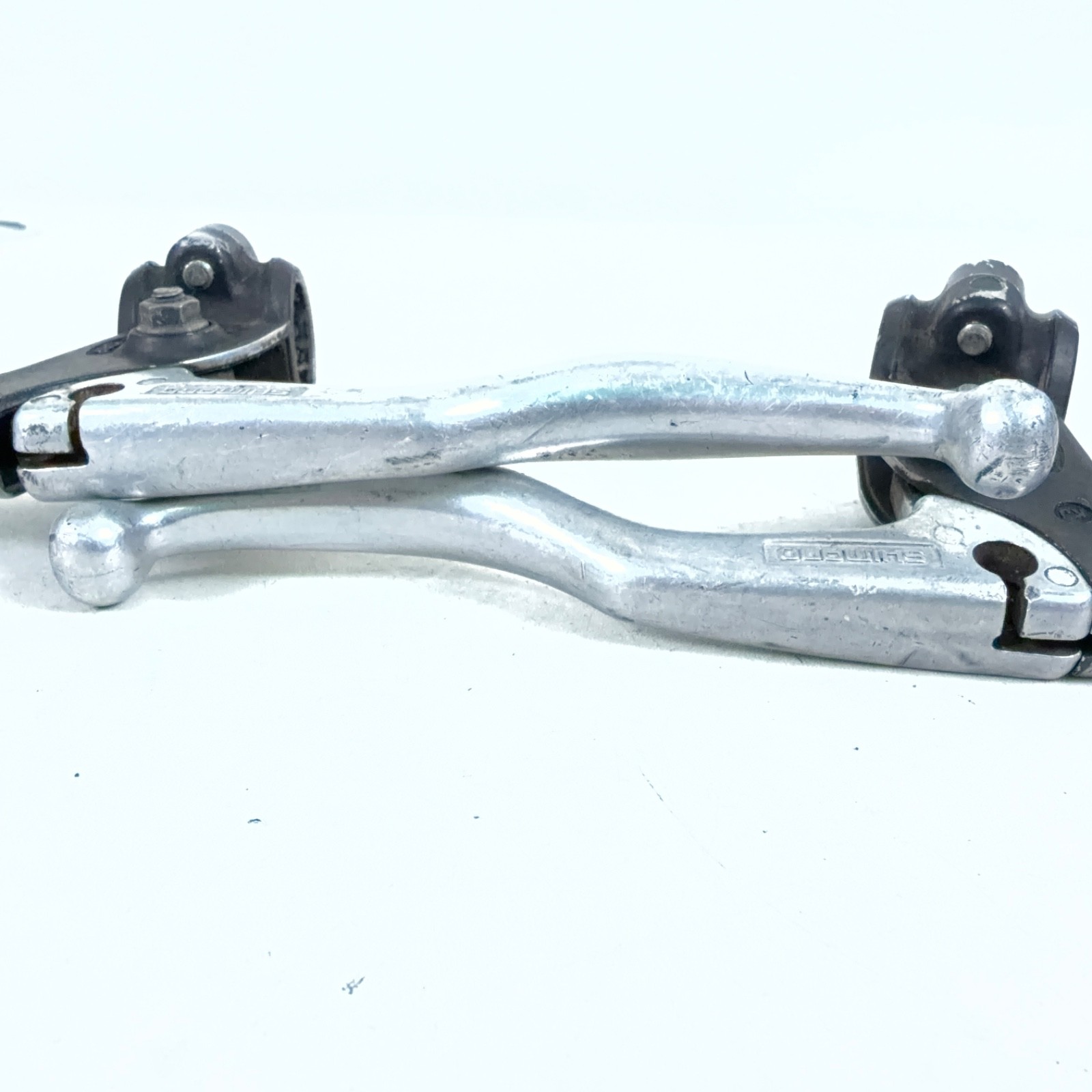 Shimano Vintage BL-AT50 L/R Brake Lever Set Japan 4-finger 22.2 mm BMX Style