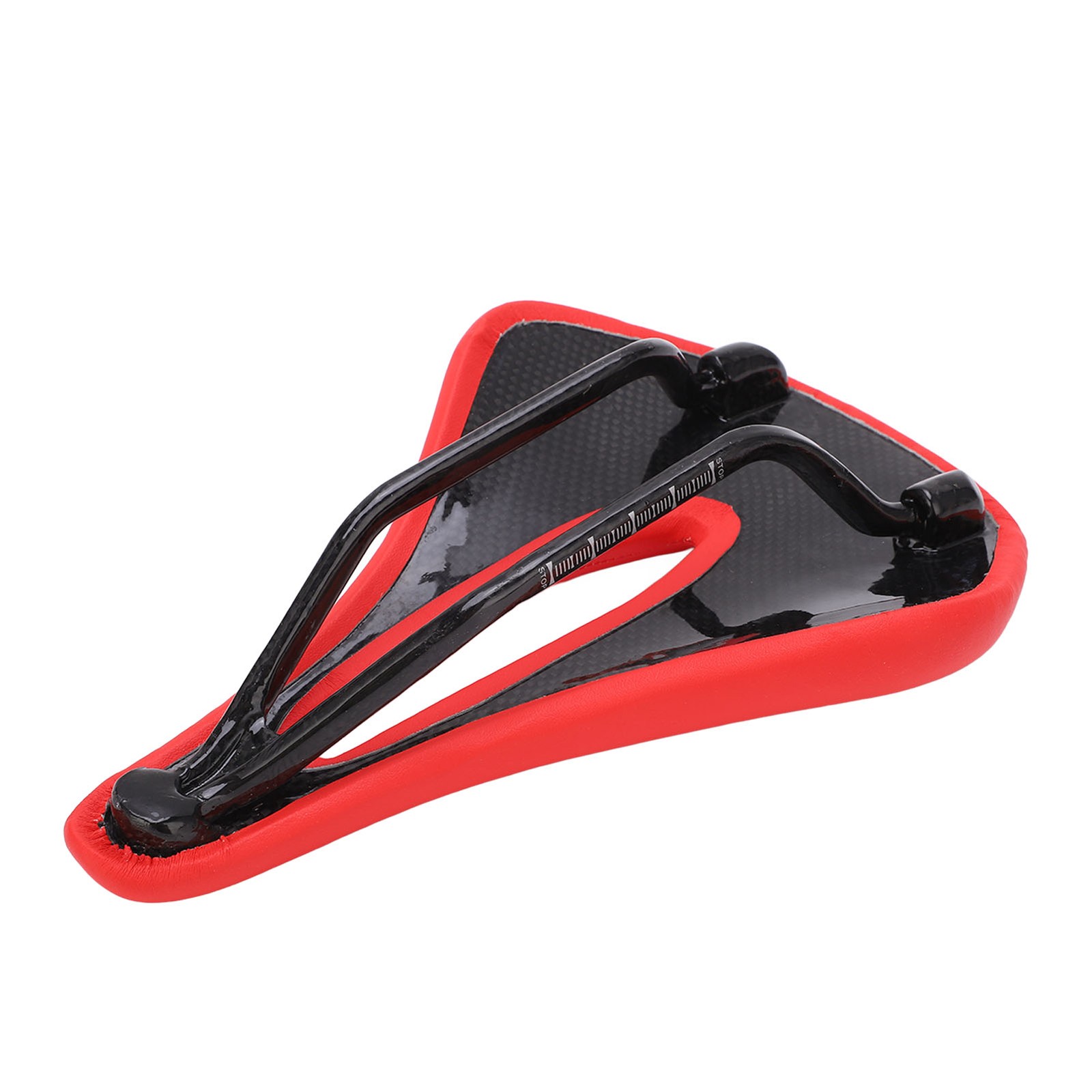 155mm Widen Carbon Fiber Leather Saddle Cushion Hollow Cycling Road Bike
