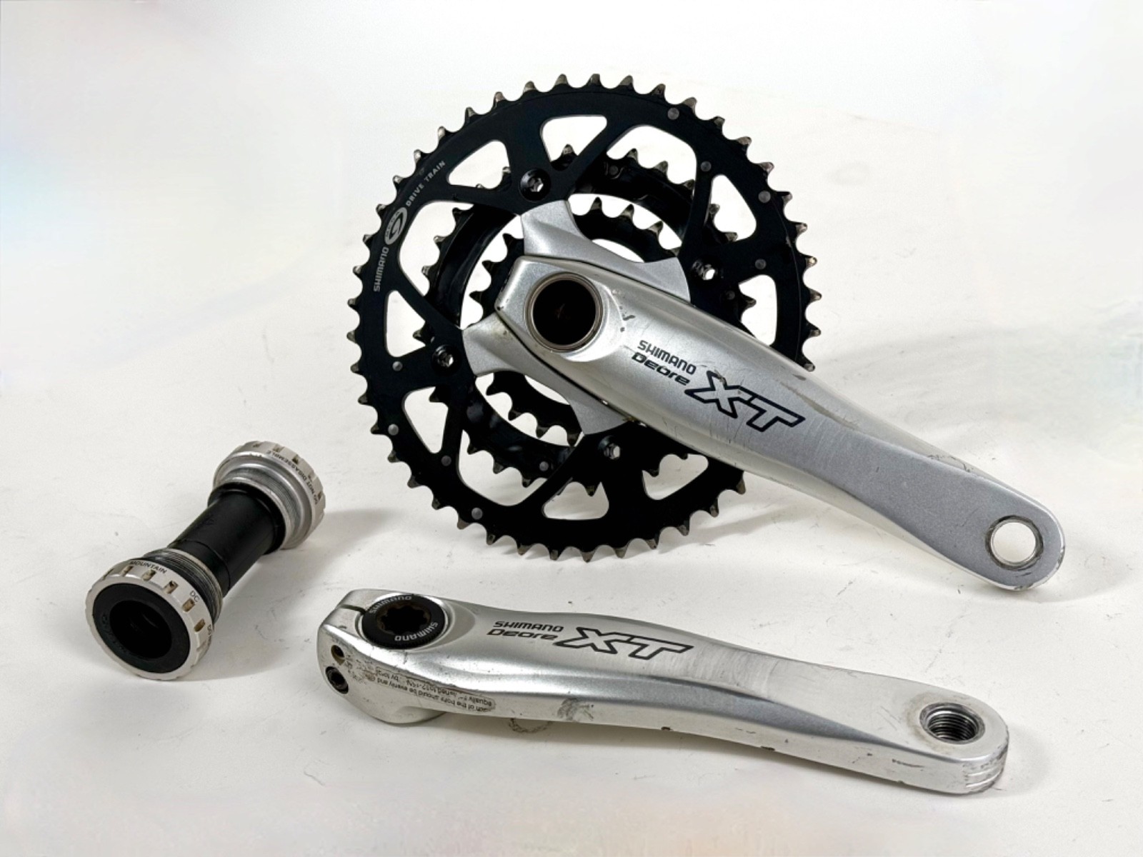 Shimano Deore XT FC-M760 MTB 175mm Crankset w/ BB 44/32/22t 9 Speed Bicycle XC