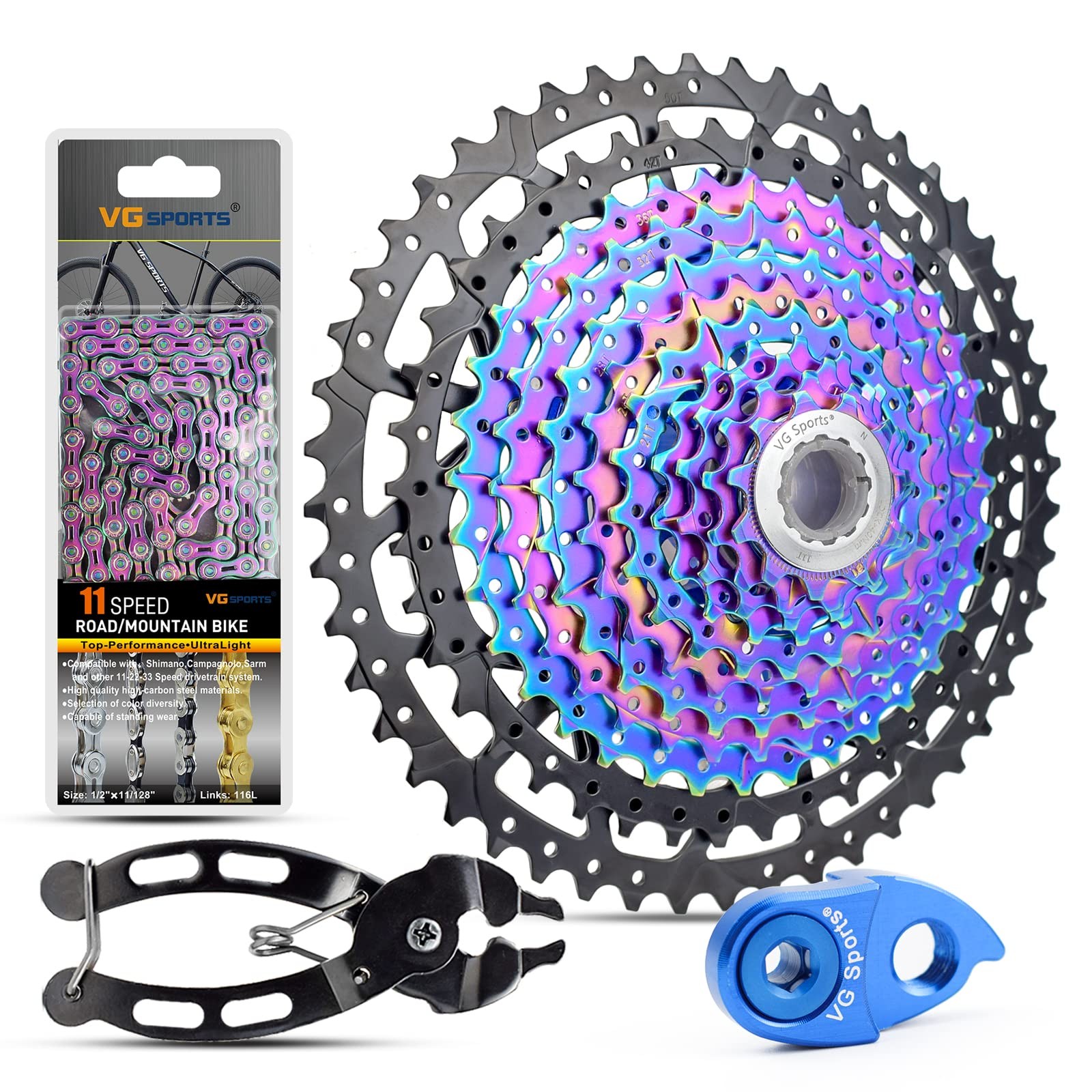 Vg Sports 8/9/10/11/12 Speed Ultralight Mtb Groupset 11-40T/11-42T/11-50T