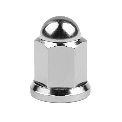 Titanium M8 M10 Dome Head Acorn Nuts for Bicycle Motorcycle Exhaust M6 Silver