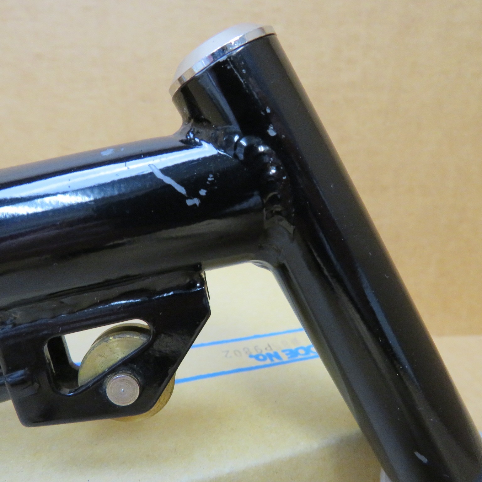 New-Old-Stock 3T Roller Guide Stem…Chromoly Steel Tubing w/Black Enamel Finish