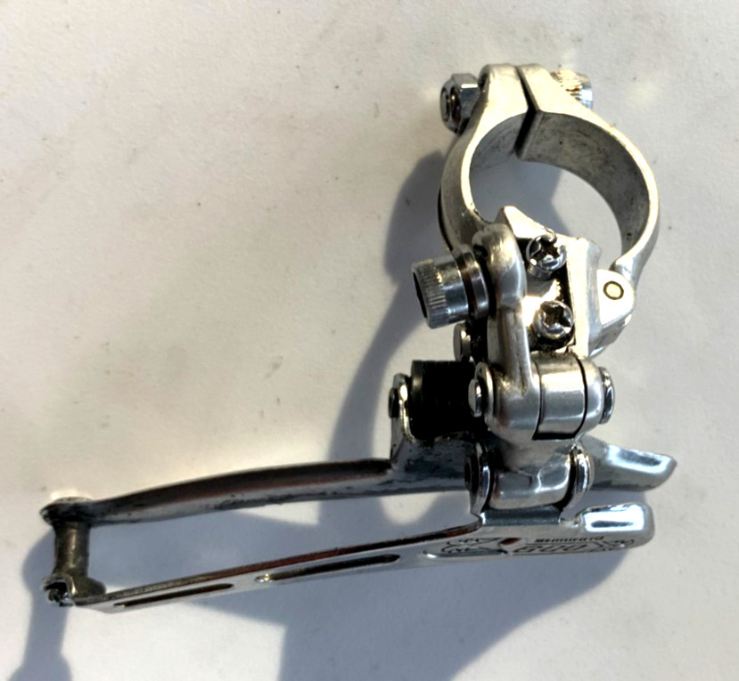 Vintage SHIMANO 600 Arabesque Double Front Derailleur 28.6 Clamp On Japan