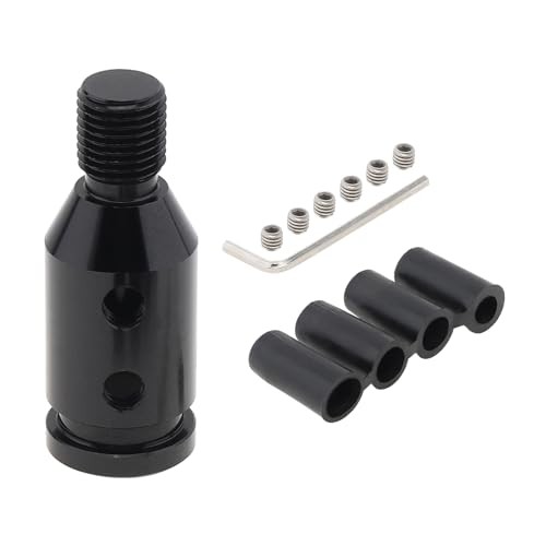 Universal Aluminum Alloy Gear Shift Knob Adapter for Non Threaded Shifters