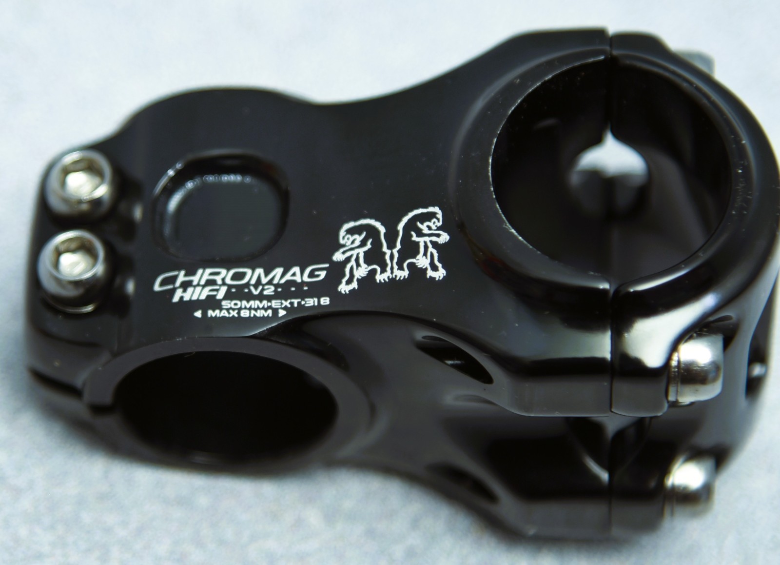 NEW CHROMAG HiFi V2 Mountain Stem, 50mm x 0deg, 31.8mm Clamp, 1 1/8″ Steerer